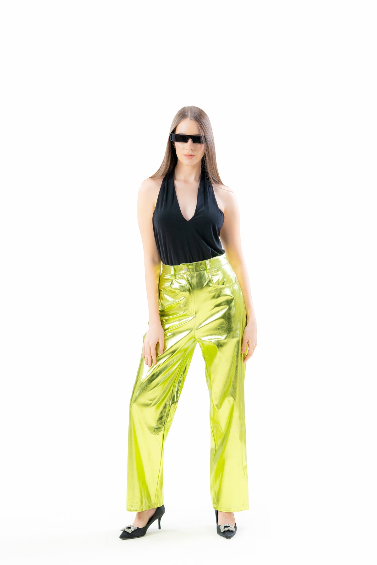 Neon Chrome Pants
