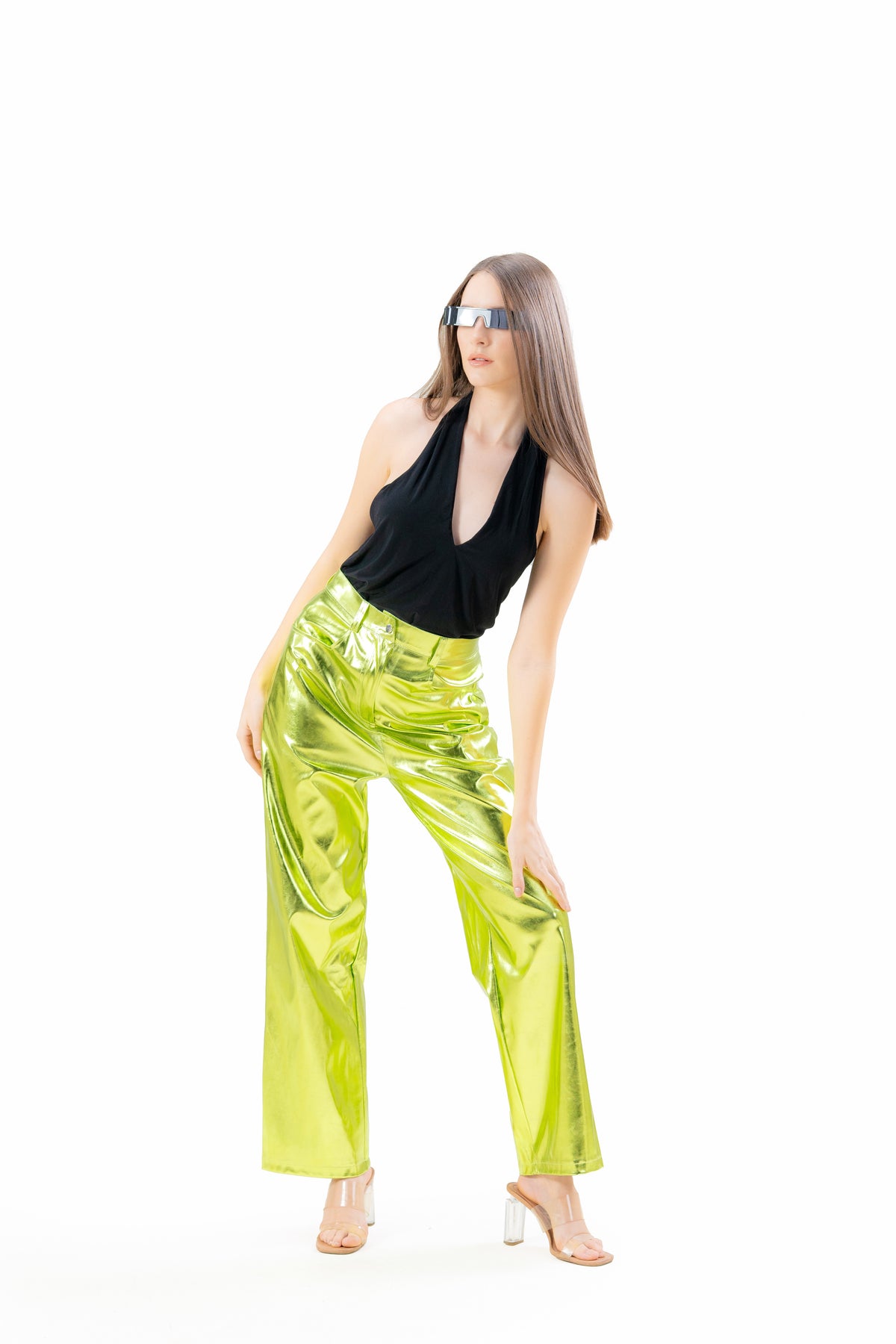 Neon Chrome Pants