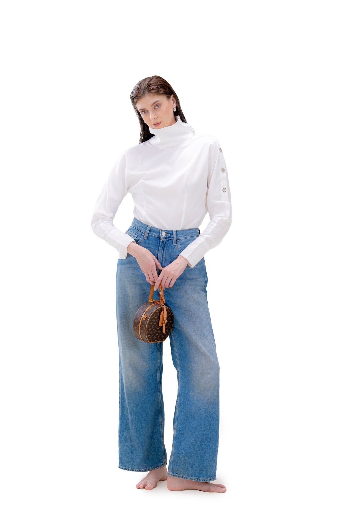 Pearl Line Turtleneck
