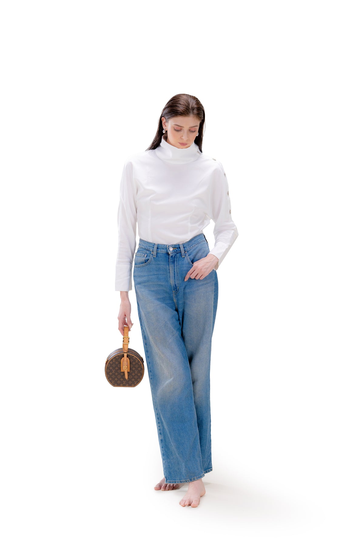Pearl Line Turtleneck