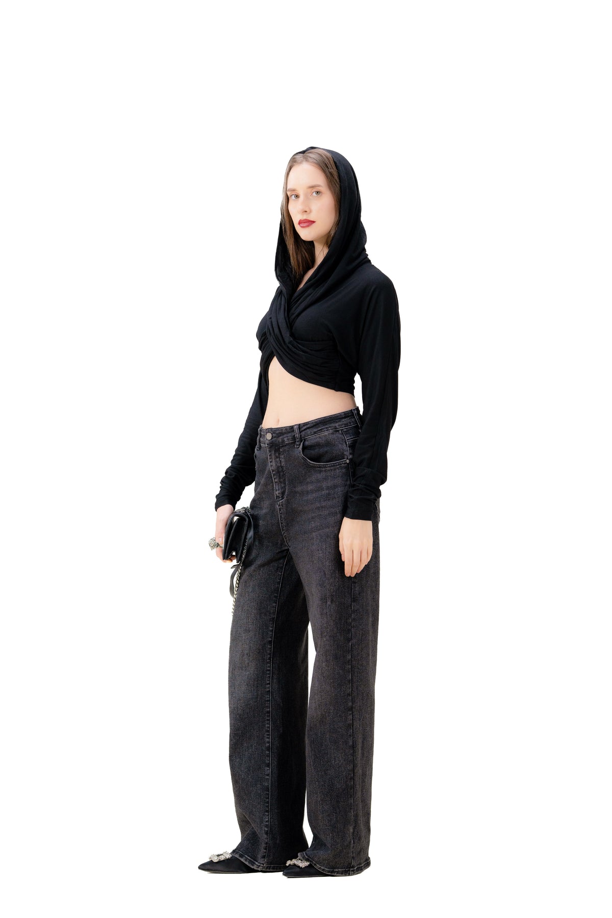 Midnight Drape Top
