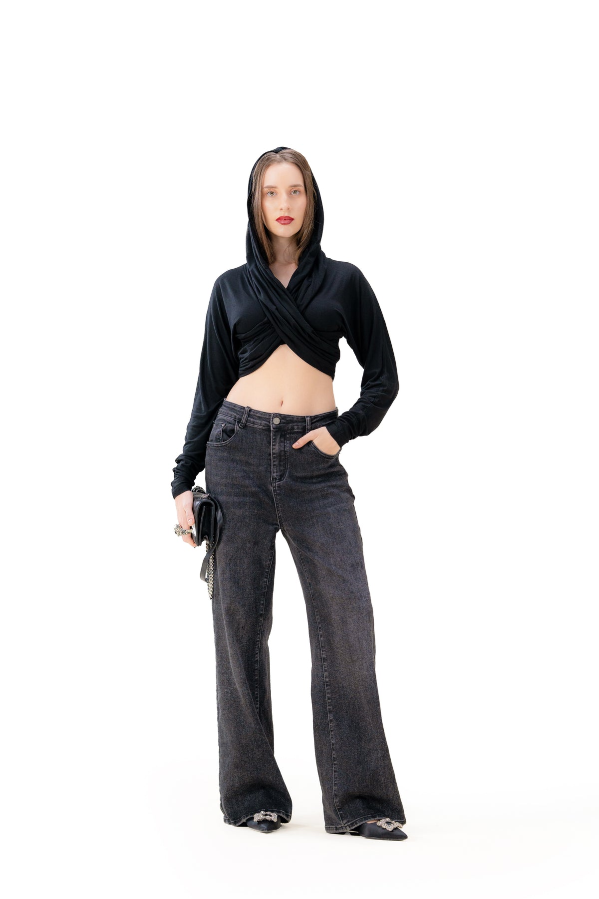 Midnight Drape Top
